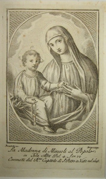 Bombelli P. La Madonna de' Miracoli al Popolo 1791 Roma